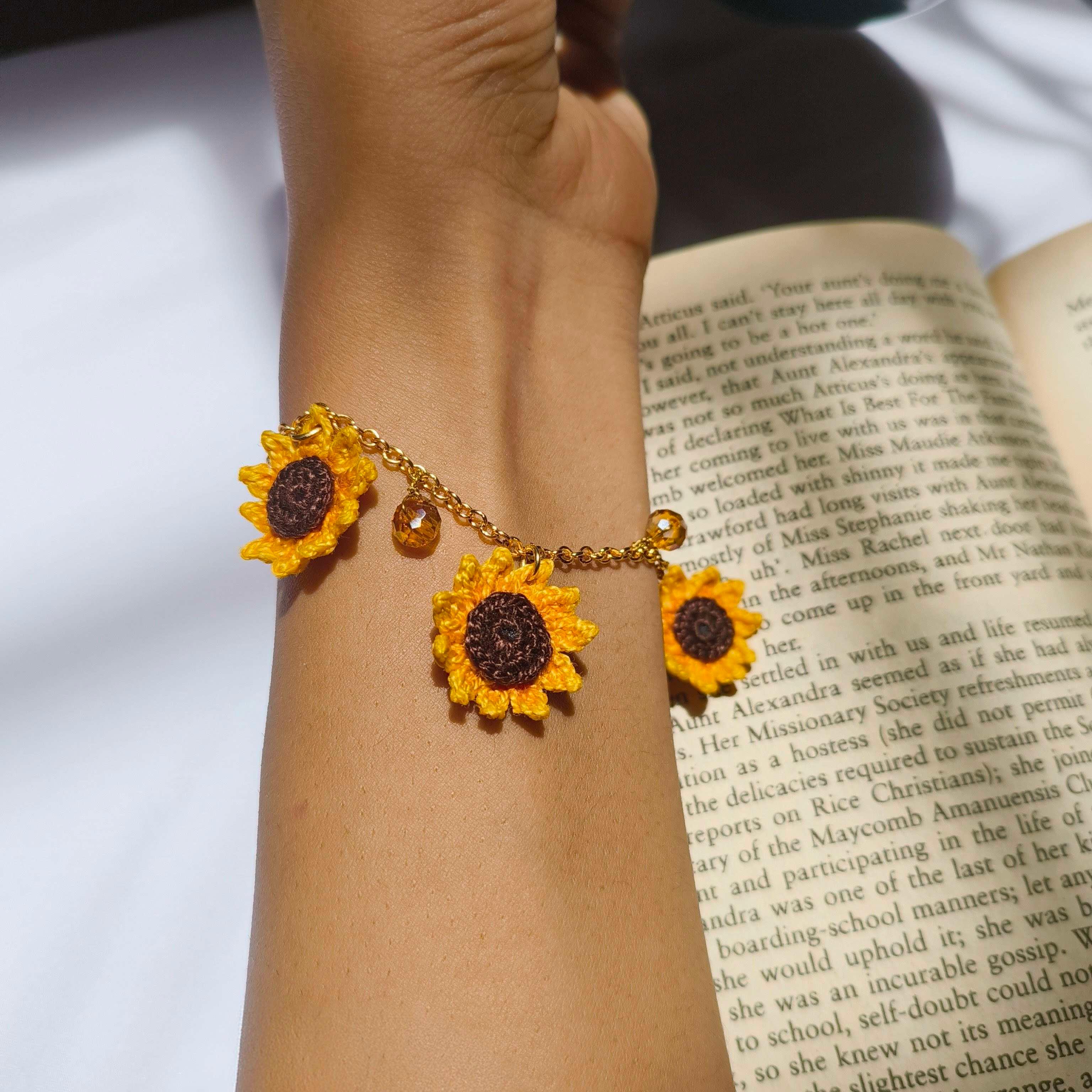 Sunflower bracelet - Image 1