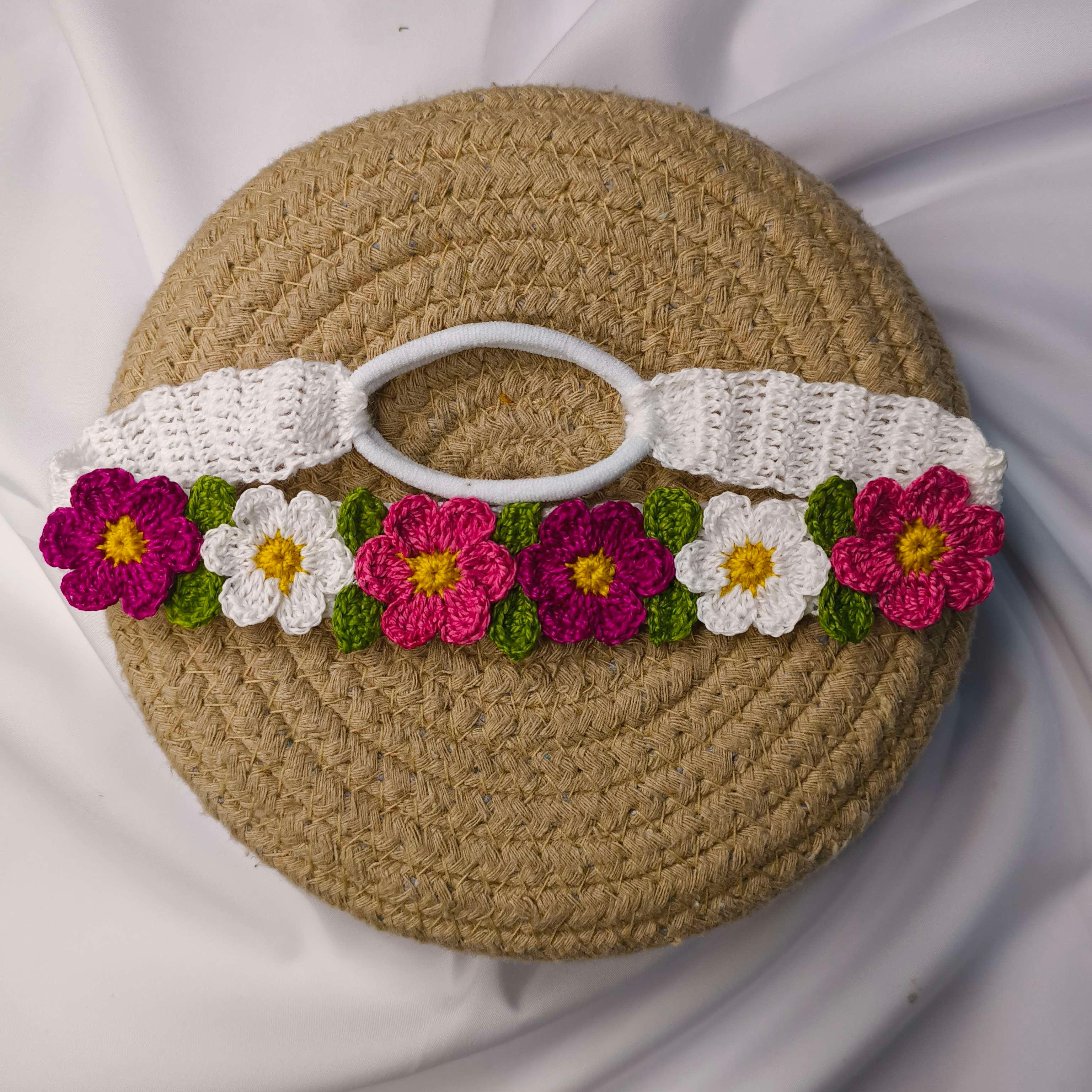 Handmade Floral hairband - Thumbnail 2